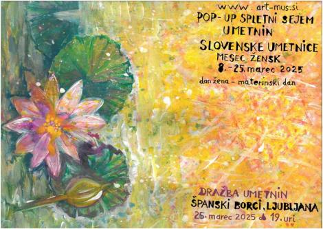 Art–MUS pop–up dražba umetnin, znova v Španskih borcih! (1) 1